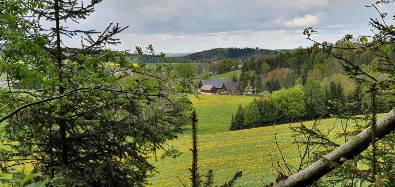 Zum Elleblick Apartment Frauenstein  ภายนอก รูปภาพ